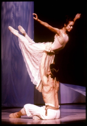 Rosetta Cook: with Martin Michel, Scheherazade ACT 2, 1990, QLD Ballet