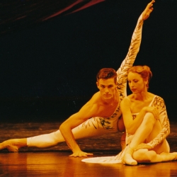 Graham Fletcher Principal Male with Michelle White Bamaga Diptych, Harold Collins, 1993 Queensland Ballet