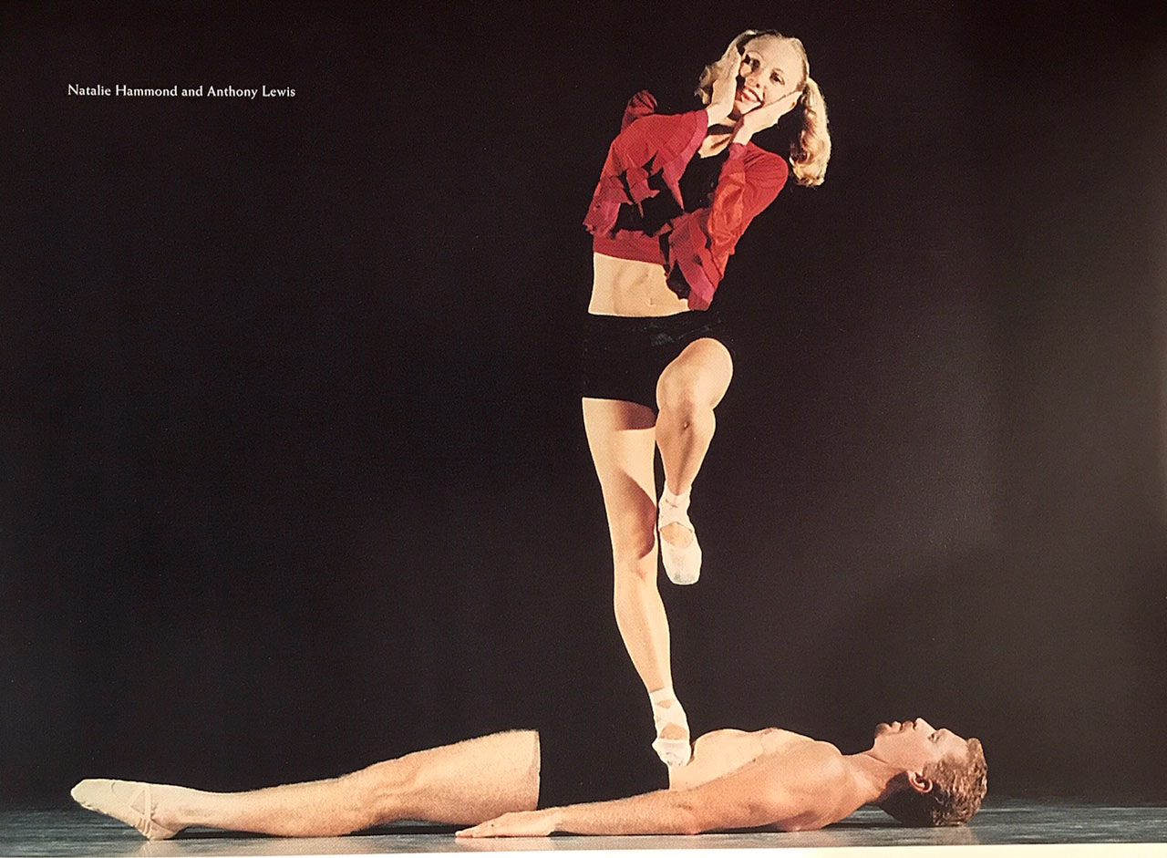 Natalie Hammond and Tony Lewis in Tightrope, chor. Francois Klaus, QLD Ballet