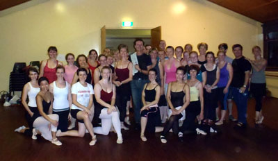 Mark Brinkley was our special guest teacher at 2ballerinas recently